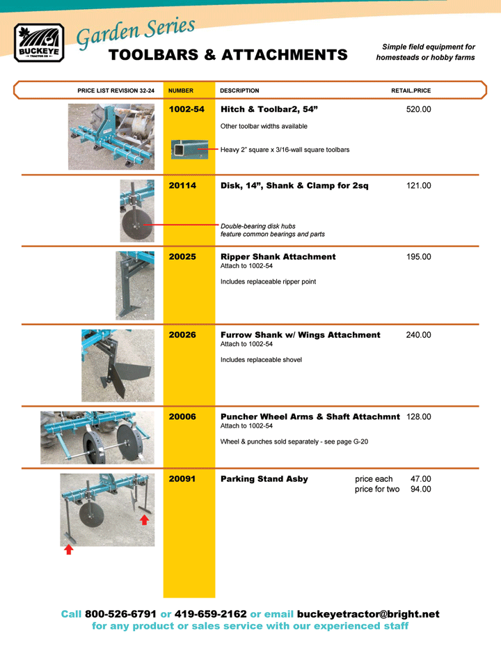 Buckeye Tractor Online Catalog Garden Series Page 22